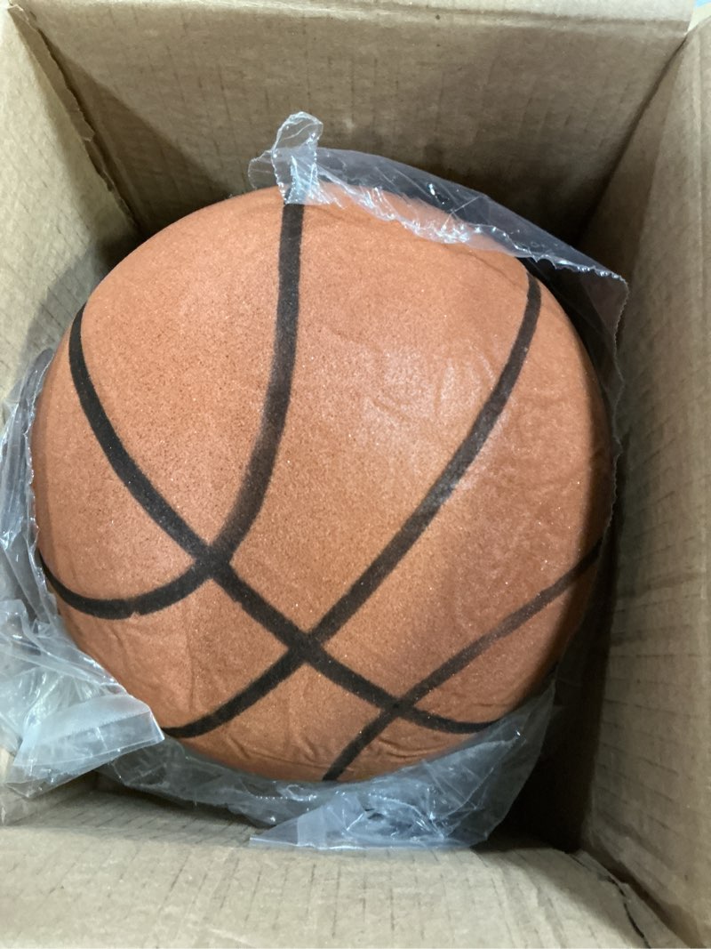 Condition photo showing Good Condition for Silent Basketball Size 7 (29.5") – Grooved Airless Indoor Basketball for Quiet Dribbling and Indoor Training, Pro PU High Density Foam Ball – Real Feel Higher Bounce Quieter