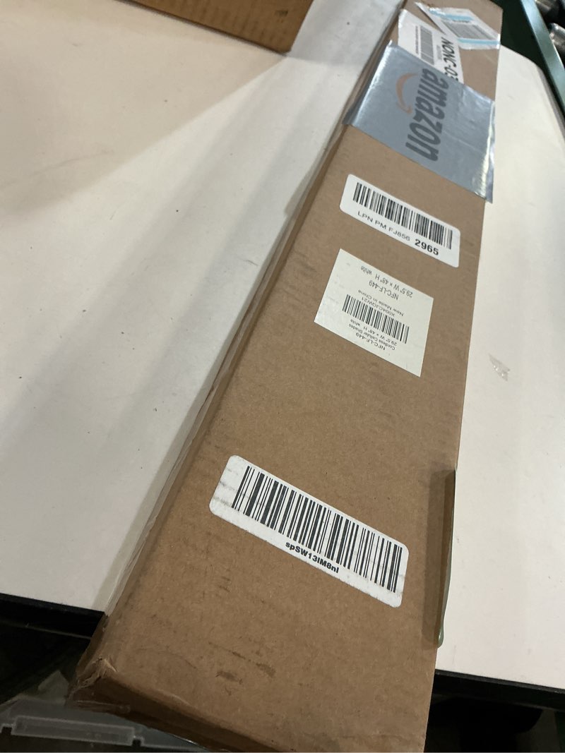 Condition photo showing Good Condition for LazBlinds Cordless Cellular Shades, No Tools No Drill Light Filtering Honeycomb Shades Pleated Blinds for Windows, 29.5'' W x 48'' H, White Light Filtering-white 29 1/2'' W x 48'' H