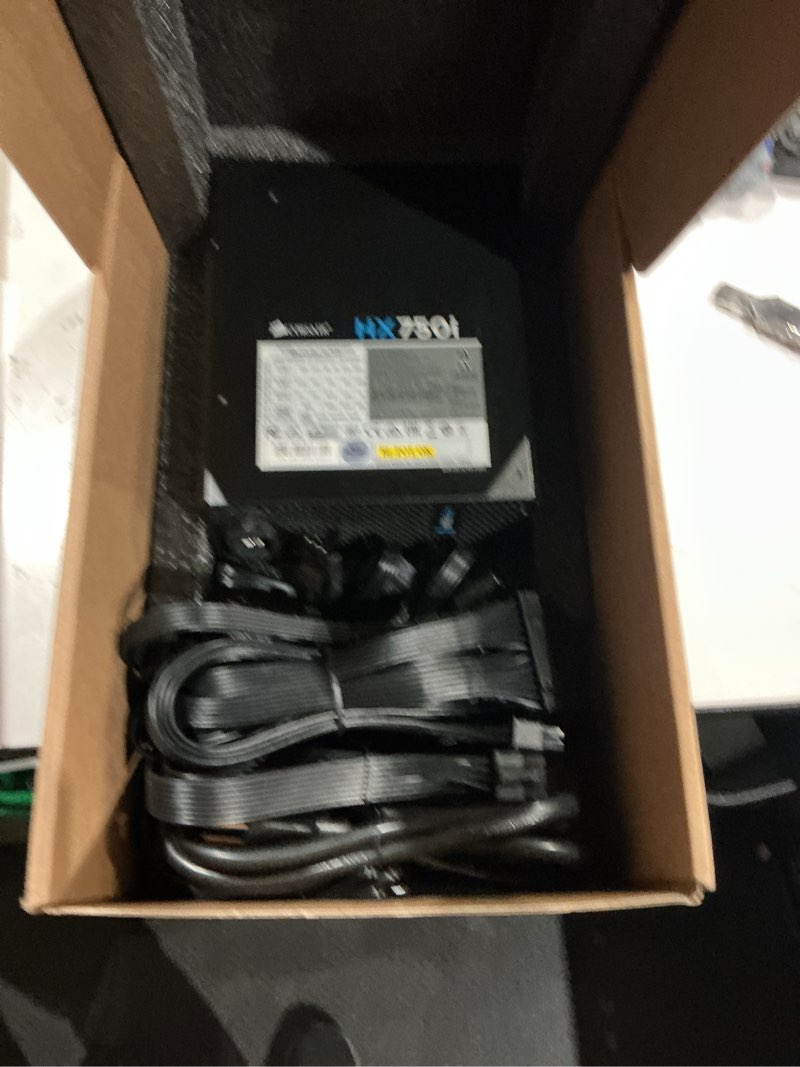 Condition photo showing Good Condition for corsair hx750i cor 750w power supply unit, black 750 w hx750i