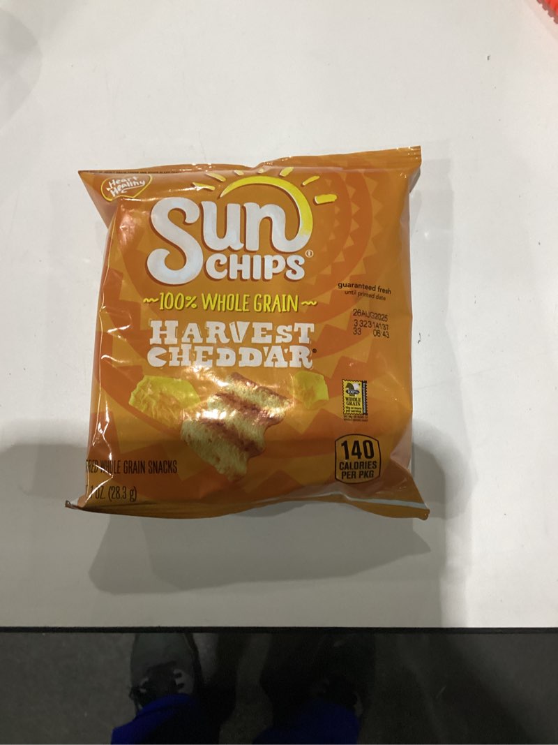 Bulk box harvest cheddar sunchips