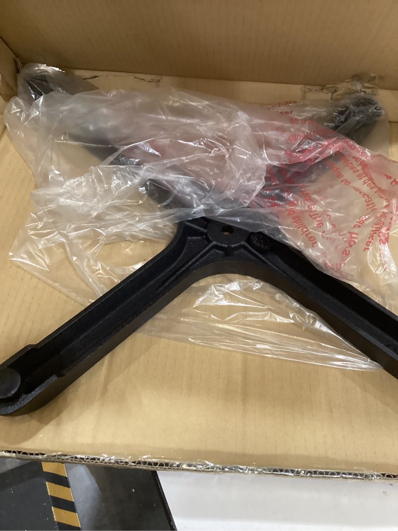 Condition photo showing New/Like New for Flash Furniture Beverly 23.75" x 30" Restaurant Table X-Base with 3" Diameter Table Height Column, Commercial X-Base Cast Iron Table Base, Black Classic