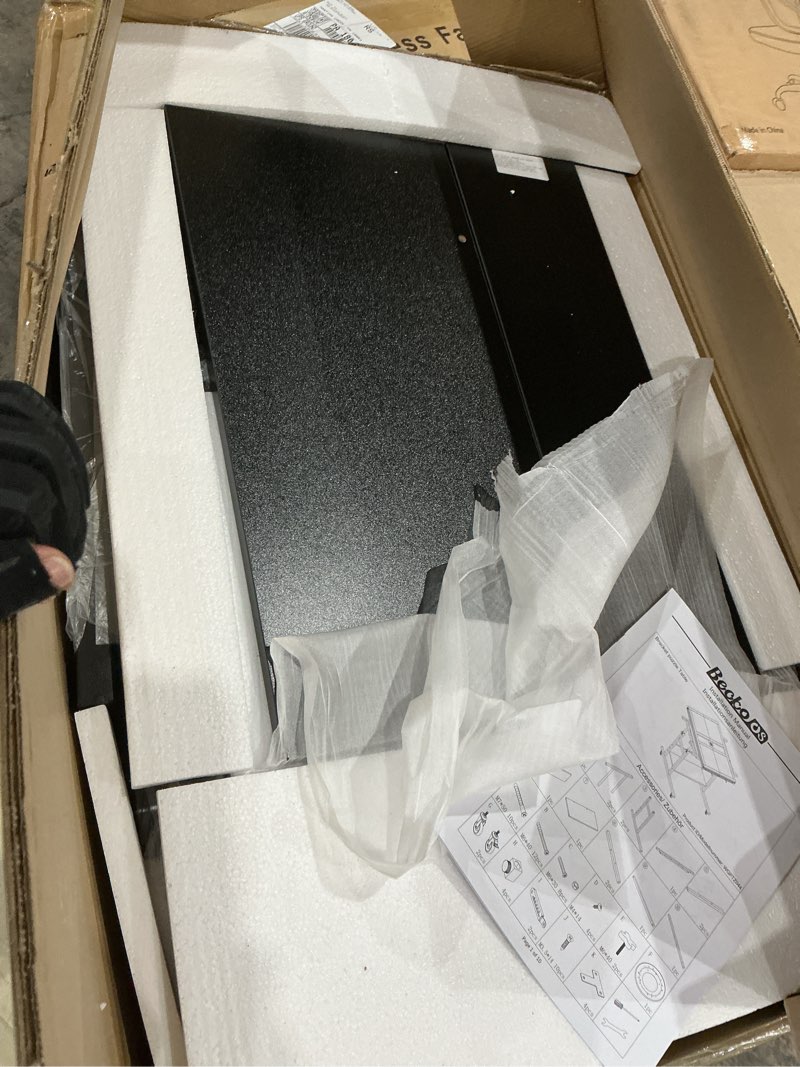 Condition photo showing Good Condition for becko us 2000 piece tilting & foldable puzzle table with 8 drawers & cover, adjustable puzzle tables for adults with height & tilt angle adjustments, tilted jigsaw board for 2000 pieces puzzles black