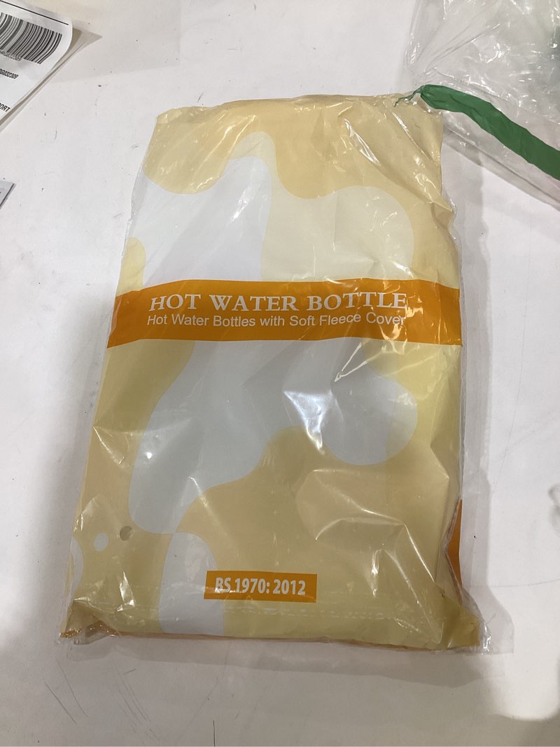 Condition photo showing New/Like New for Hot water bottle with fleece