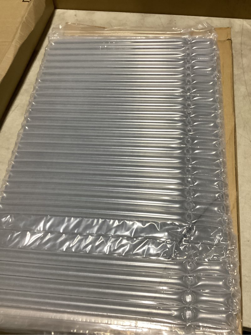Condition photo showing Good Condition for (Corner cracked)Stone Bath Mat 24\"x16\" - Diatomaceous Earth Shower Mat, Quick Dry, Anti-Slip, Modern Design with Bonus Non-Slip Pad - Perfect for Home Safety and Style, (Gray,Semicircle)