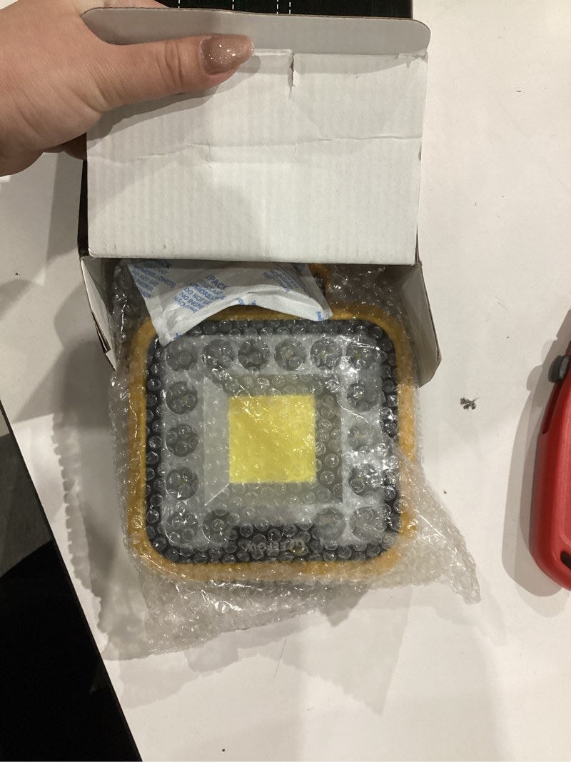 20v led work light for dewalt: 90w 9000lm 8" portable battery powered lights, 3 modes integrated spo