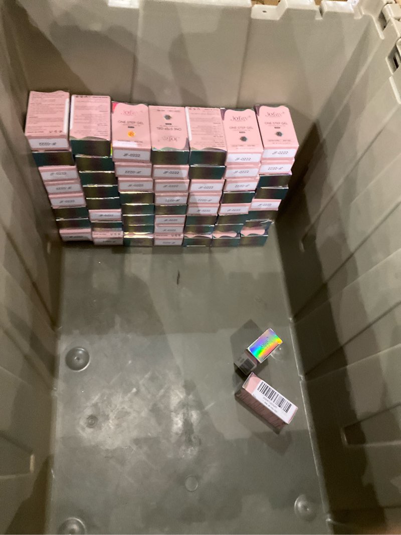 Condition photo showing New/Like New for Jofay Fashion Red Gel Nail Polish 10ml - All-in-One Step Gel Polish Soak Off LED/U V Lamp DIY Salon Manicure at Home Long Lasting Glossy Finish Home Nail Salon Gift for Women & Girls (0.33 Fl Oz)