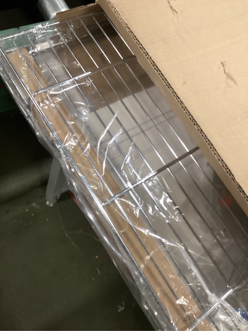 Condition photo showing New/Like New for HOLDN’ STORAGE Pull Out Cabinet Organizer, Heavy Duty Caddy w/Lifetime Limited Warranty -20”W x 21”D - Requires At Least 21-1/4” Cabinet Opening, Steel Metal Cabinet Drawers Slide Out, Chrome 20"W x 21"D