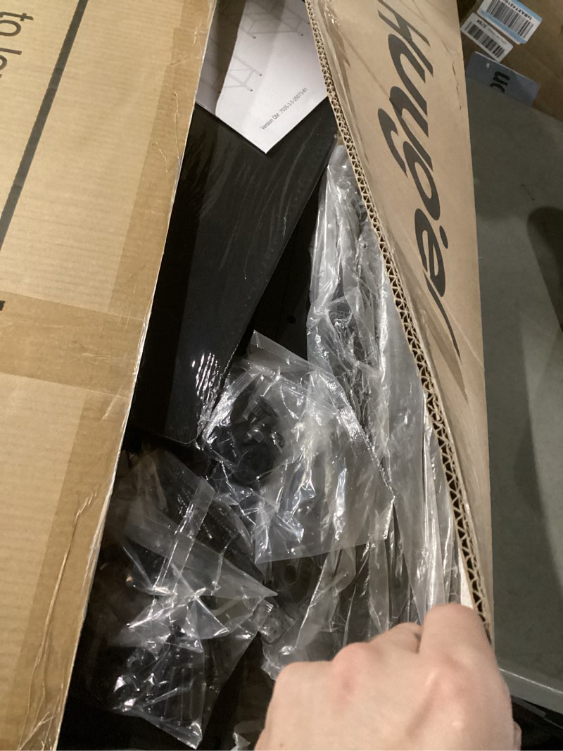 Condition photo showing New/Like New for SUPERJARE 47 inch L Shaped Gaming Desk with LED Lights & Power Outlets, Reversible Computer Desk with Shelves & Monitor Stand, Corner Desk with Drawer, for Home & Office, Black Black 47 inch