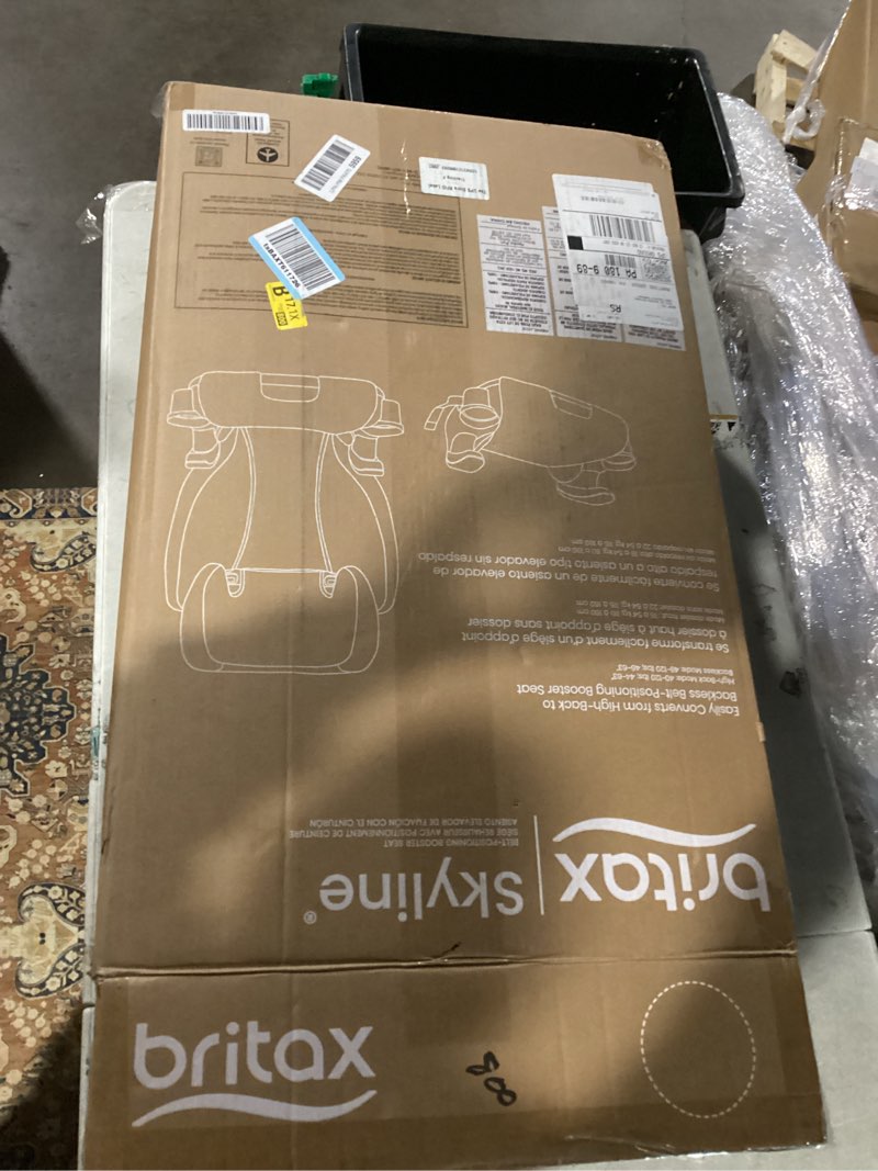 Condition photo showing Good Condition for Britax Skyline 2-Stage Belt-Positioning Booster Car Seat, Dusk - Highback and Backless Seat Skyline Dusk