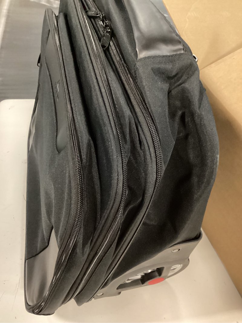 Condition photo showing Good Condition for MATEIN Rolling Briefcase for Men, Large Rolling Laptop Bag with Big Wheels Fits 17.3 Inch Notebook for Travel Office Work, Water Resistant Roller Computer Case College Teacher Luggage Suitcase, Black