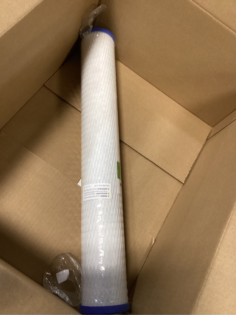 Condition photo showing Good Condition for Pentair Pentek EP-20 Carbon Water Filter, 20-Inch, Whole House Carbon Block Replacement Cartridge with Bonded Powdered Activated Carbon (PAC) Filter, 20" x 2.5", 5 Micron 20" x 2.5" Pack of 1