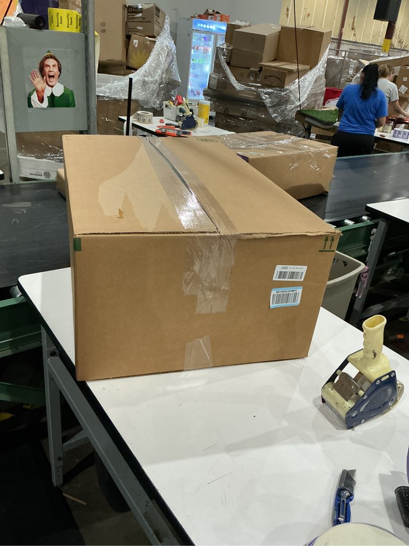 Condition photo showing As Is for 2-inch gel-infused memory foam mattress topper in queen size