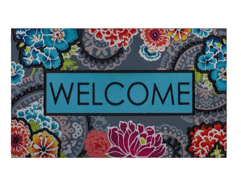 allen + roth 18-in x 30-in multiple colors/finishes non-slip grip outdoor door mat
