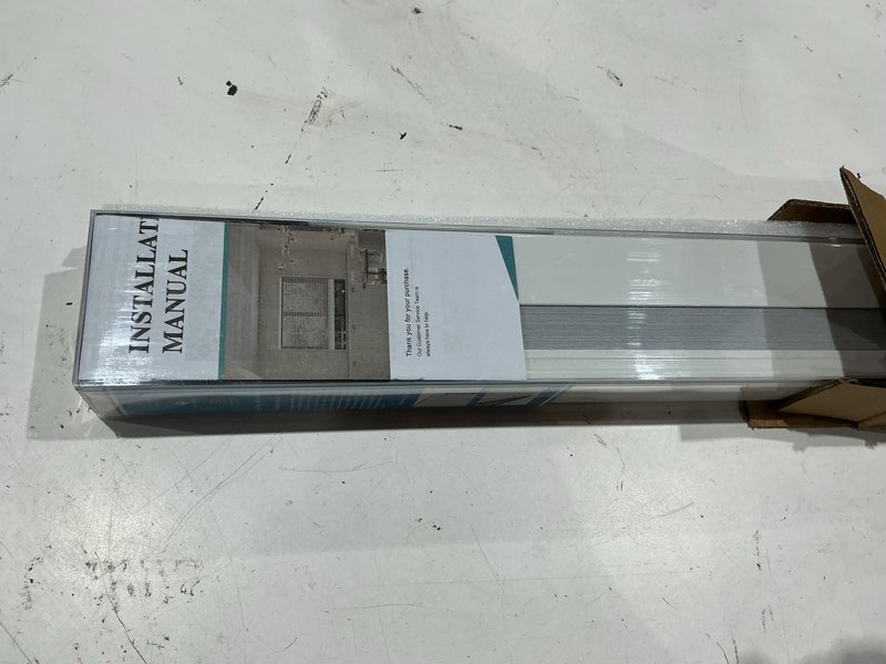 Condition photo showing Good Condition for changshade cordless cellular shades, blackout honeycomb shades for windows, pull down pleated blinds, easy to install for indoor windows and french doors,34" w x 50" h, white blackout white 34"w x 50"h