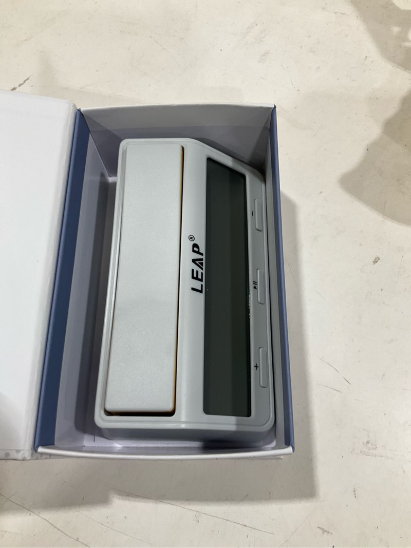 Condition photo showing Good Condition for leap chess clock digital chess timer advanced for board game and chess timer with large screen bonus & delay count down up alarm milk wihite milk white