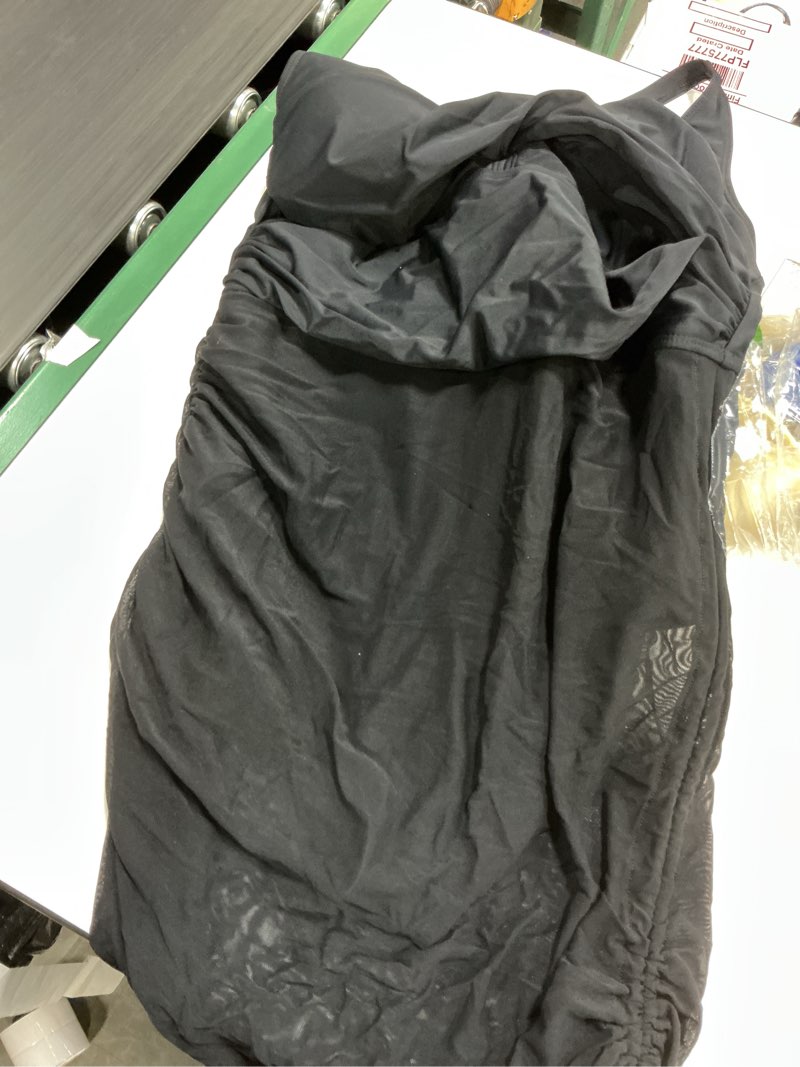 Condition photo showing Good Condition for Blooming Jelly Womens Tummy Control Plus Size Swimsuit 2026 Swim Dress One Piece Modest Full Coverage Bathing Suit Black X-Large Plus