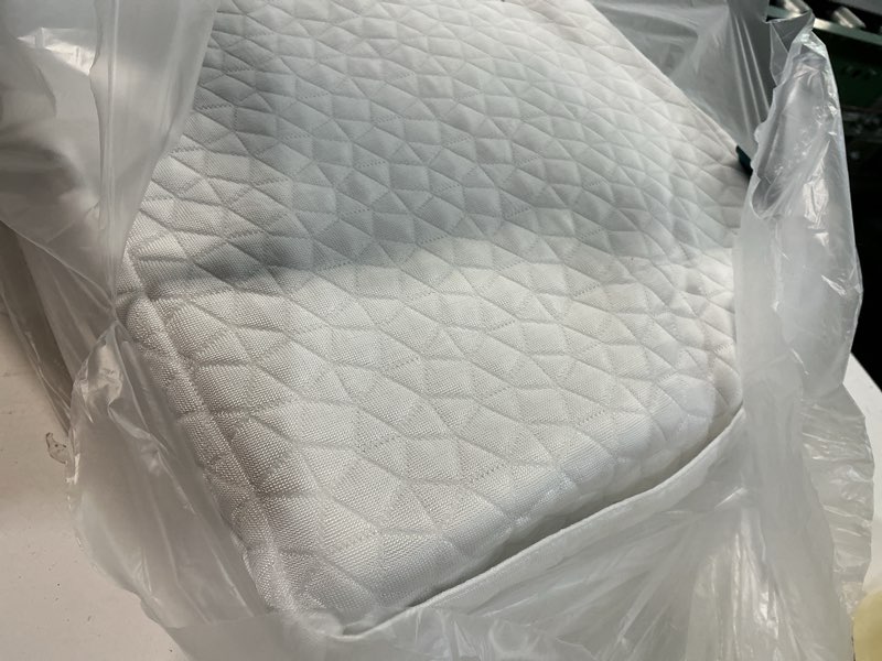 Condition photo showing As Is for HARBOREST Ice Cube Cooling Pillow for Side Sleepers Memory Foam Side Sleeper Pillow Support Head & Neck for Pain Relief?12"x24"x5" White-ice Standard-24"x12"x5"