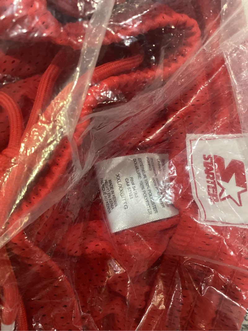 Condition photo showing Good Condition for Starter Mens Quick Dry Lightweight Volley Swim Trunk XX-Large Red