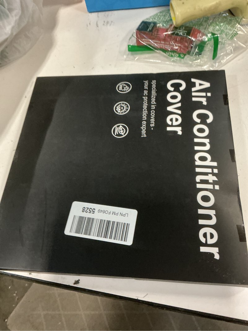 Condition photo showing item condition for Central Air Conditioner Cover for Outside Winter, 36x36in Mesh and Oxford AC Covers for Outdoor Units, Universal Rustproof and Leaf Air Conditioning Cover Black-pro 36'' x 36''