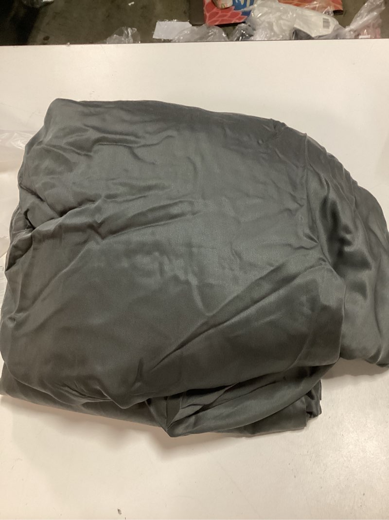 Condition photo showing Good Condition for bamboo fitted sheet set, king, charcoal