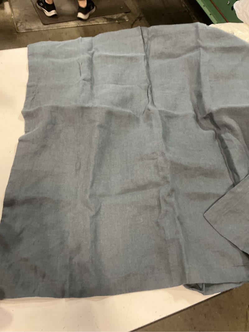 Condition photo showing Good Condition for european linen euro sham solid: nightfall