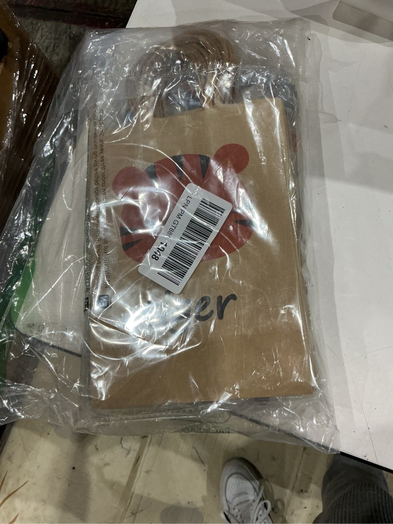 Condition photo showing Good Condition for winrayk 12 sets jungle safari party favors wild animals birthday supplies, tote bag paper glasses animal figure silicone wristband keychain, goodie bag stuffers kids girl boy safari jungle party decor
