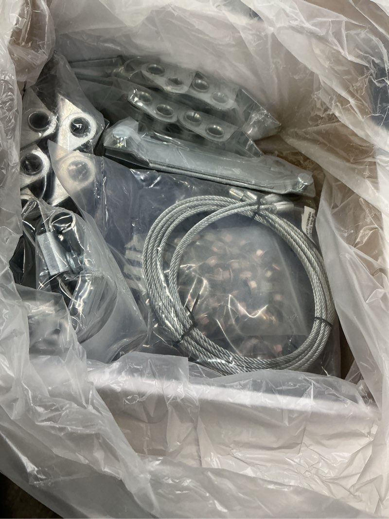 Condition photo showing Good Condition for XiKe 2" Nylon Garage Door Roller 4" Stem and Hinges Kit with Top & Bottom Bracket Steel Wire Rope Screw Sleeve Hardware Set for 8 x 7 or 9 x 7 FT Door