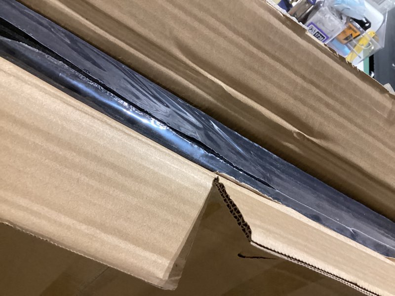 Condition photo showing Good Condition for olanglab wood veneer acoustic wall panels 6 pack, 23.6"×47.2" sound absorbing wall panels for interior wall decor, matte black