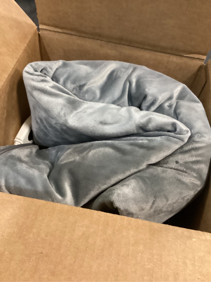Condition photo showing As Is for GOLOPET Extra Large Dog Heating Pad 47x30 in with Smart Thermostat Switch and Power Line Protection Tube,Obtained MET and UL Dual Certification,Waterproof Pet Heating Pad for Dogs-Black Black Paw Print 47.0"L x 30.0"W x 0.5"Th