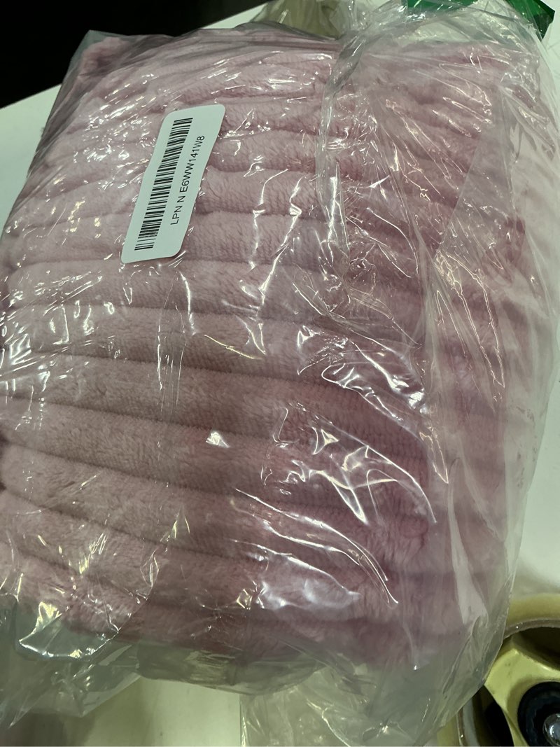 Condition photo showing Good Condition for tegeme set of 4 faux fur office chair covers set with armrest covers, computer universal stretchable chair seat protector washable jacquard computer seat slipcovers for home office(pink)