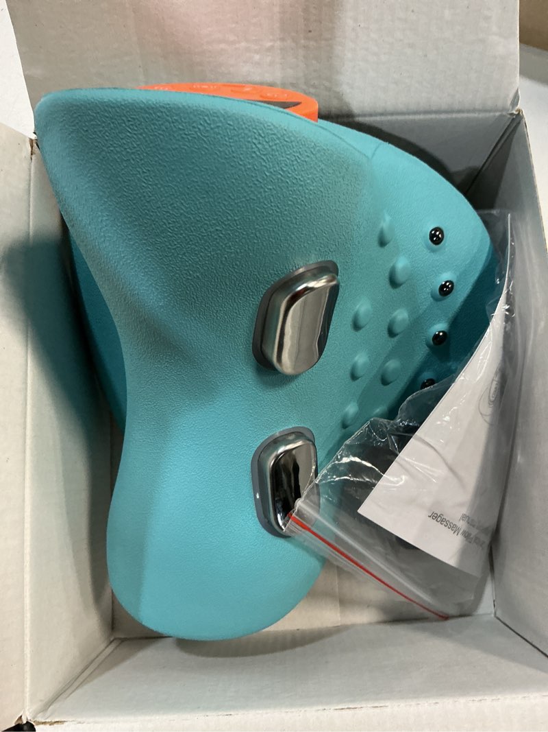 Condition photo showing Good Condition for 2026 neck massager 4-in-1 with deep tissue 3d kneading & soothing heat - portable cordless pillow for cervical traction,shoulder and back relief,9 intensity levels with type-c charge for home office