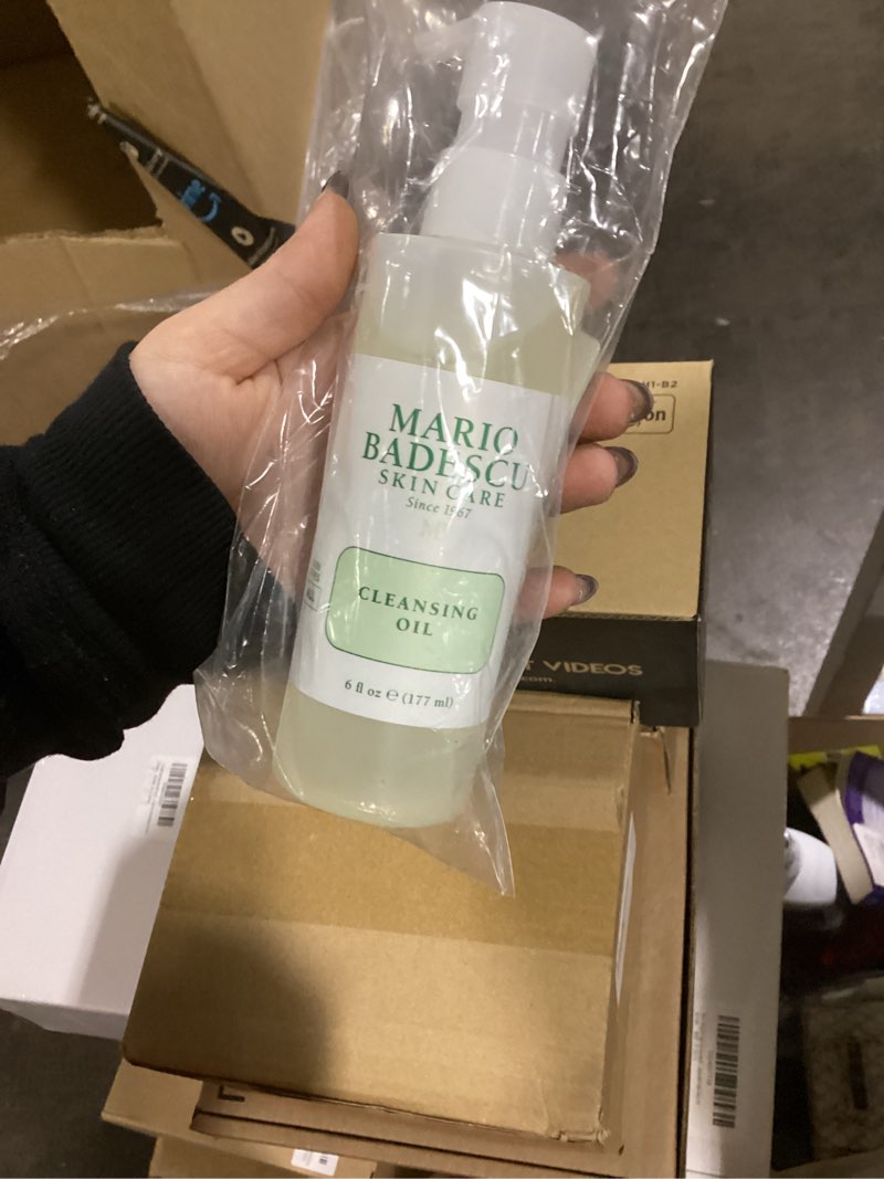 Condition photo showing Good Condition for Mario Badescu Cleansing Oil for All Skin Types | Lightweight 2-in-1 Makeup Remover & Cleanser | Formulated with Nourishing Oils | 6 Fl Oz