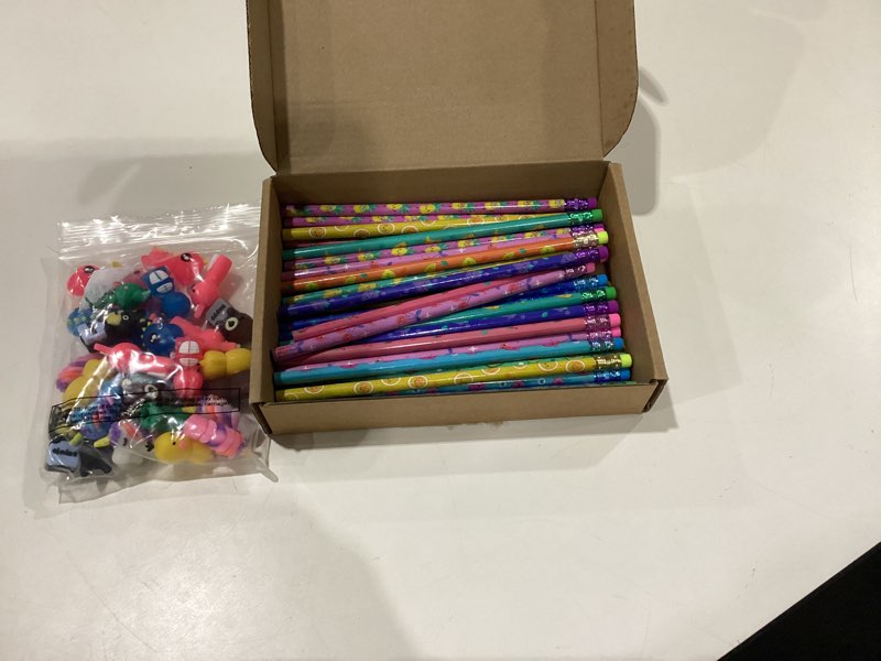 Condition photo showing New/Like New for Thenshop 30 Pcs Scented Pencils for Kids Fruit Scent HB Graphite Pencils Bulk with 30 Pcs Cartoon Toppers Animal Cute Pens Cap Gift for School Classroom Party Reward Supplies