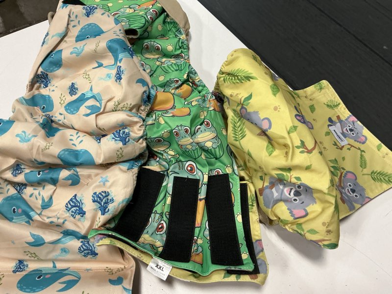 Condition photo showing As Is for washable male dog diapers reusable, premium belly bands for male dogs, pack of 3, high absorbing extra extra large male dog pee wraps for puppy in incontinence or excitable urination and training(xxl)