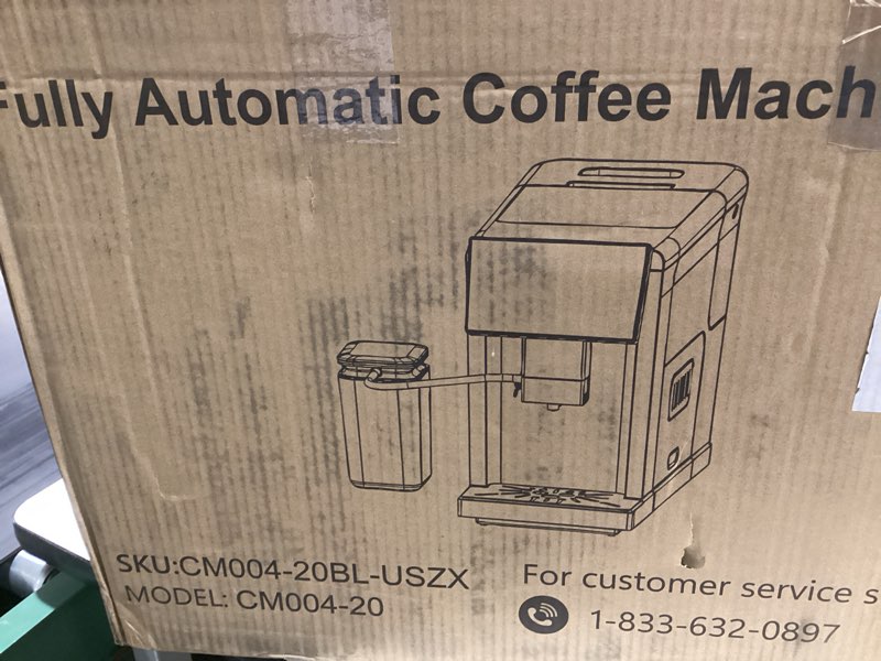 Condition photo showing New/Like New for Amazon Basics Programmable 12 Cup Drip Coffee Maker, Coffee Machine with Glass Coffee Pot (1.9 Qt), Auto Shut-off, Touch Screen, Auto Pause, Removable Filter Basket, Black & Silver 12-Cup Programmable - New Model