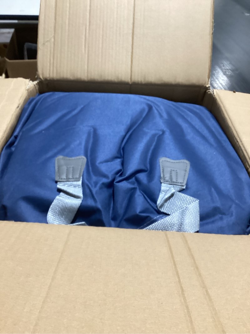 Condition photo showing Good Condition for Weighted Blanket King Size 30lbs (88''x104'', Dual-Sided), Reversible Cozy Warm Velvet & Cooling Tencel King Weighted Blanket for Adults and Couples All Season Use - Carry Bag Included, Navy Blue King | 88''x104'' - 30LBS Navy Blue