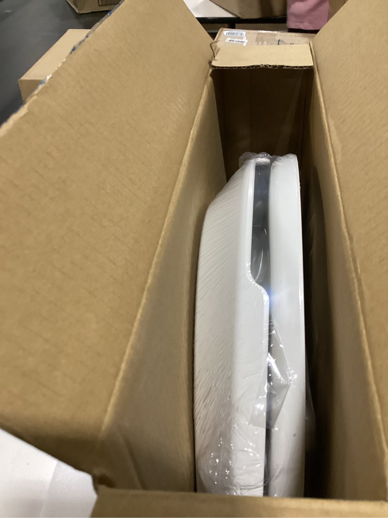 Condition photo showing New/Like New for quick flip toilet seat with built-in potty & splash guard for toddler training, slow close - jool baby (elongated)