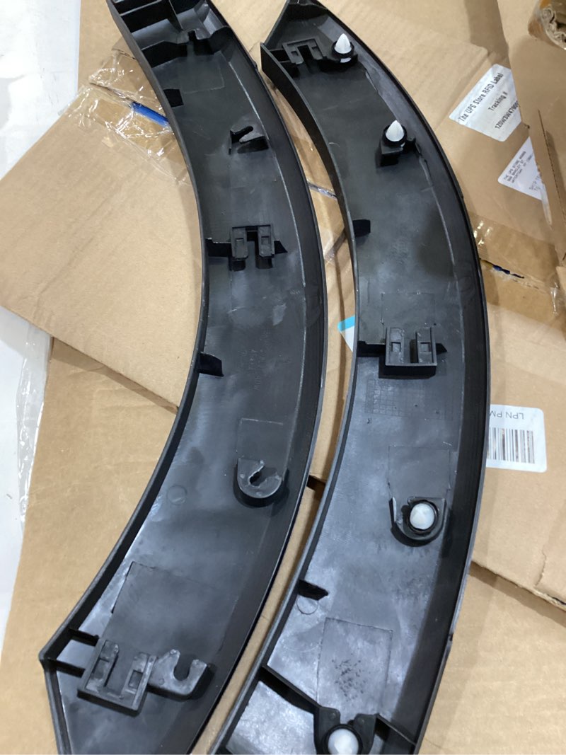 Condition photo showing As Is for ApplianPar Front Driver and Passenger Side Wheel Arch Molding Fender Flare for Ford Transit 150 250 350 2015-2019