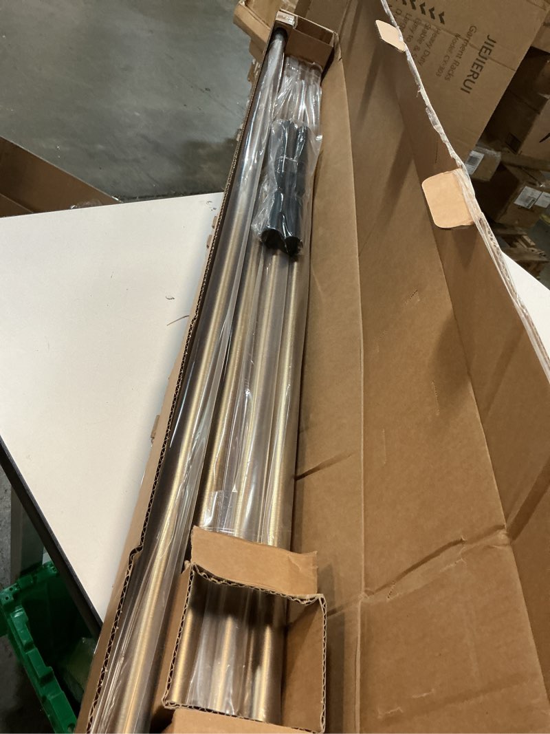 Condition photo showing Good Condition for Ivilon Window Curtain Rod End Cap - 1 inch Pole. 120 to 240 Inch. Warm Gold 120 to 240 in.