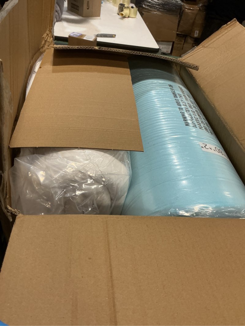 Condition photo showing New/Like New for MASVIS King Size Dual Layer 4 Inch Memory Foam Mattress Topper, 2 Inch Gel Memory Foam and 2 Inch Cooling Pillow Top Mattress Pad Cover for Back Pain, Medium Support King 2"Memory Foam+2"Mattress Topper