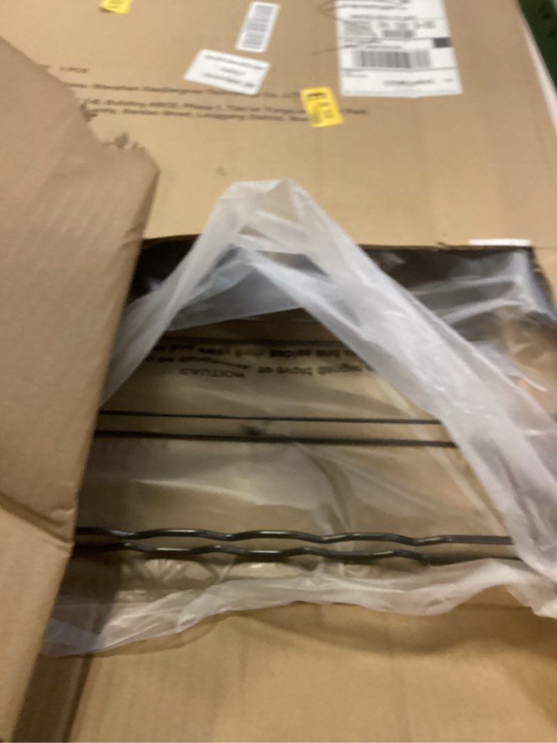 Condition photo showing New/Like New for Bigzzia Clothes Drying Rack Foldable, 68.9Inch High Hanger Laundry Drying Rack with 4 Height-Adjustable Wings, Lightweight and Space Saving Clothes Airer for Apartments, Dorms, Camping Gray-hanger 68.9"