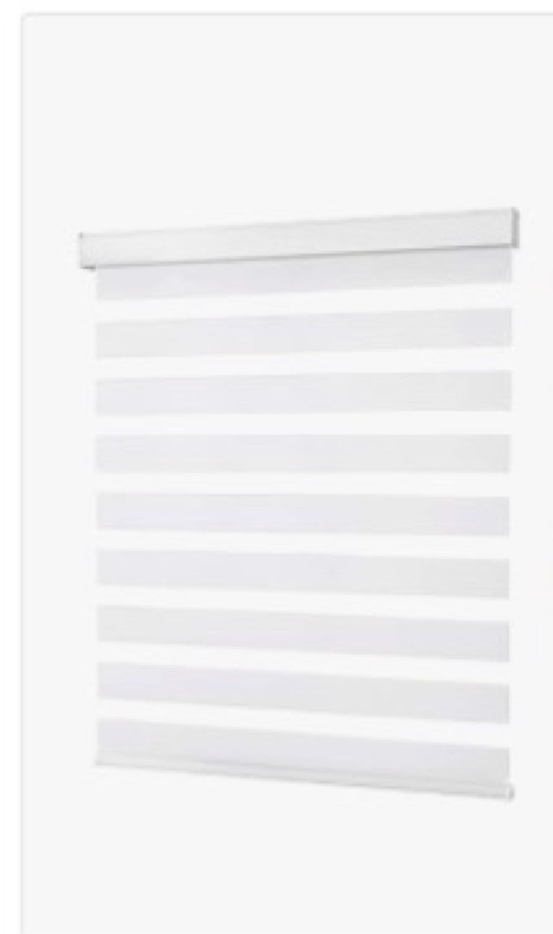 ghv zebra blinds for windows corded blackout dual layer privacy shades light control for day and nig