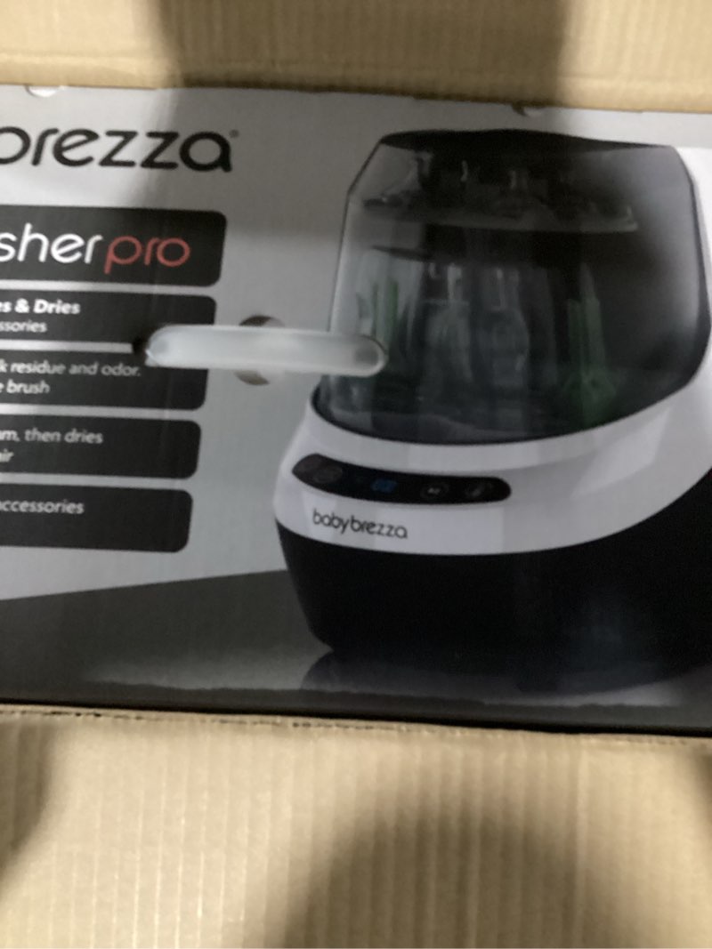 Condition photo showing Good Condition for Baby Brezza Baby Bottle Washer Pro - Clinically Proven Better Cleaning - Washer, Sterilizer + Dryer In One Appliance for Essentials like Bottles + Pump Parts – Machine Replaces Brushes + Racks