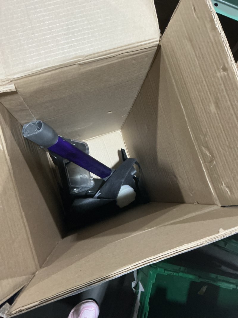 Condition photo showing Good Condition for shark powerdetect cordless stick vacuum, powerful suction, hepa filtration, 70-minute runtime, carpet & hard floor, portable, xl dust cup, stick vacuum for pet hair, dark gray, ip1251 powerdetect (essential)