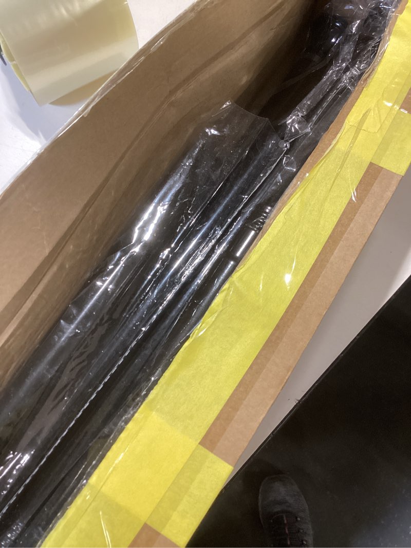 Condition photo showing Good Condition for aizesi 2pack tension curtain rod 31-62 inch adjustable spring loaded curtain rods no drilling tension rods for window doorway closet,kitchen, curtain, 7/8" diameter, black black 31-62 inch-2pcs