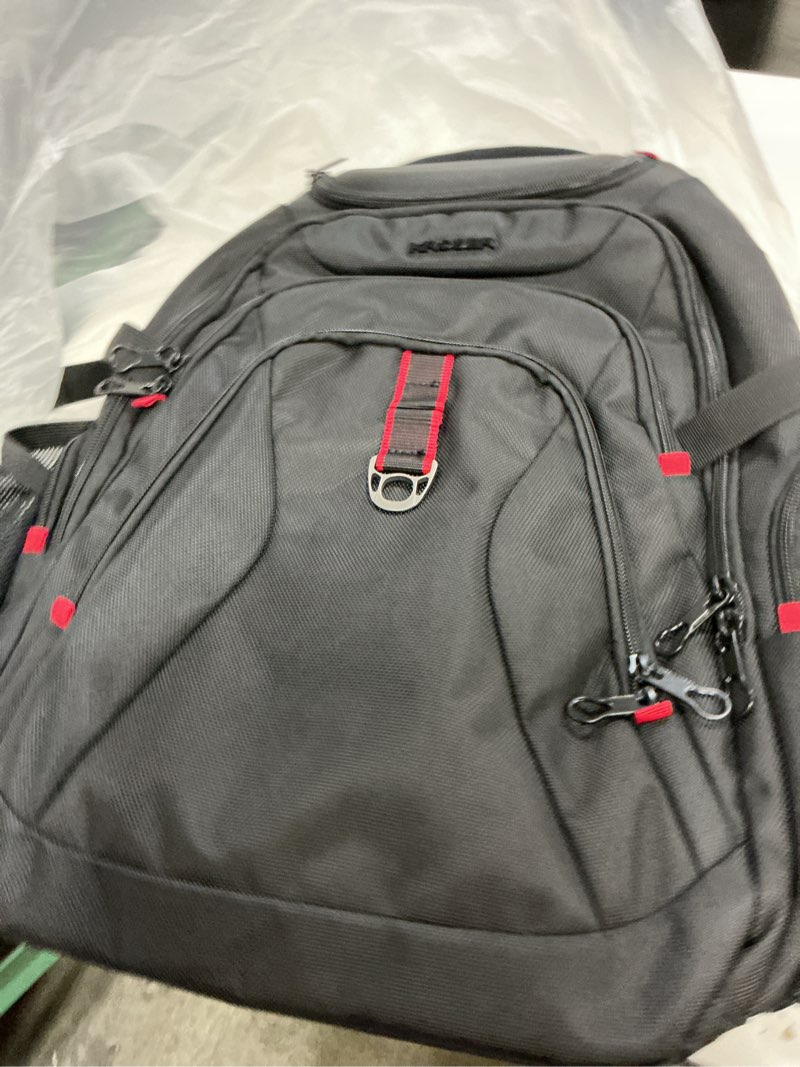 Condition photo showing Good Condition for kroser travel laptop backpack 17.3 inch xl computer backpack with hard shell saferoom rfid pockets water-repellent business college daypack stylish bag for men/women-black black-17.3 17.3 inch
