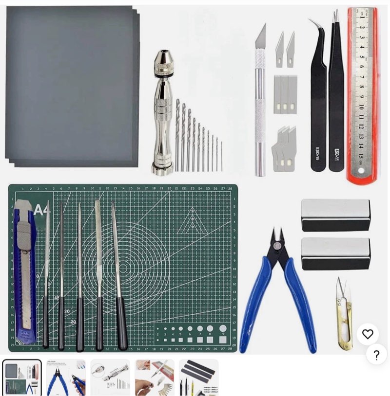 YJHSS 37PCS Model Tools for Gundam, Professional Model Tool Kit for Gundam Hobby Building Tools Mode