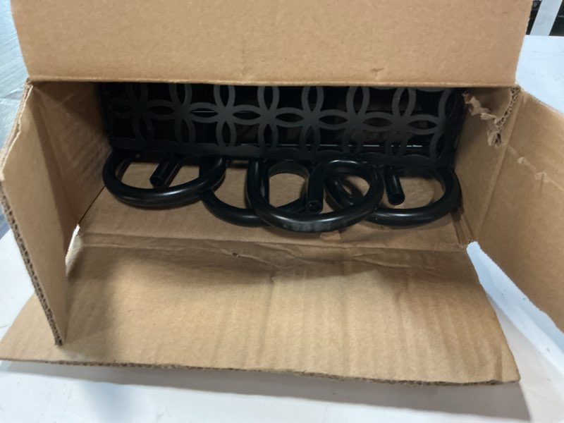 Condition photo showing Good Condition for allen + roth 27.3-inches h x 23.5-inches w black indoor/outdoor rectangular steel plant stand