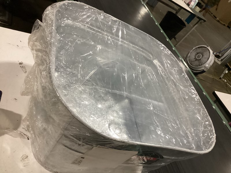 Condition photo showing Good Condition for behrens 62 hot dipped galvanized steel tub, 15 gal, silver classic 15 - gallon