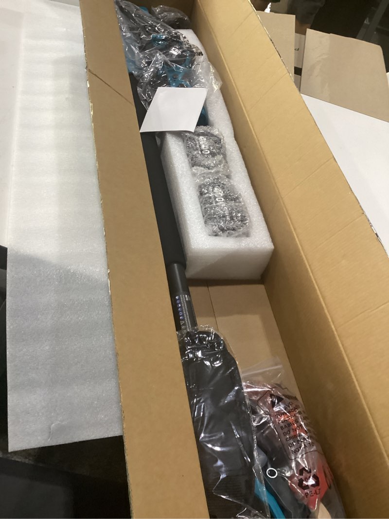 Condition photo showing New/Like New for seesii 2-in-1 electric pole saws: brushless mini chainsaw cordless 6 inch, 2 x 4000mah batteries, pole saw for tree trimming,hand held small chain saw with extension pole for tree limb branch cutter baby blue